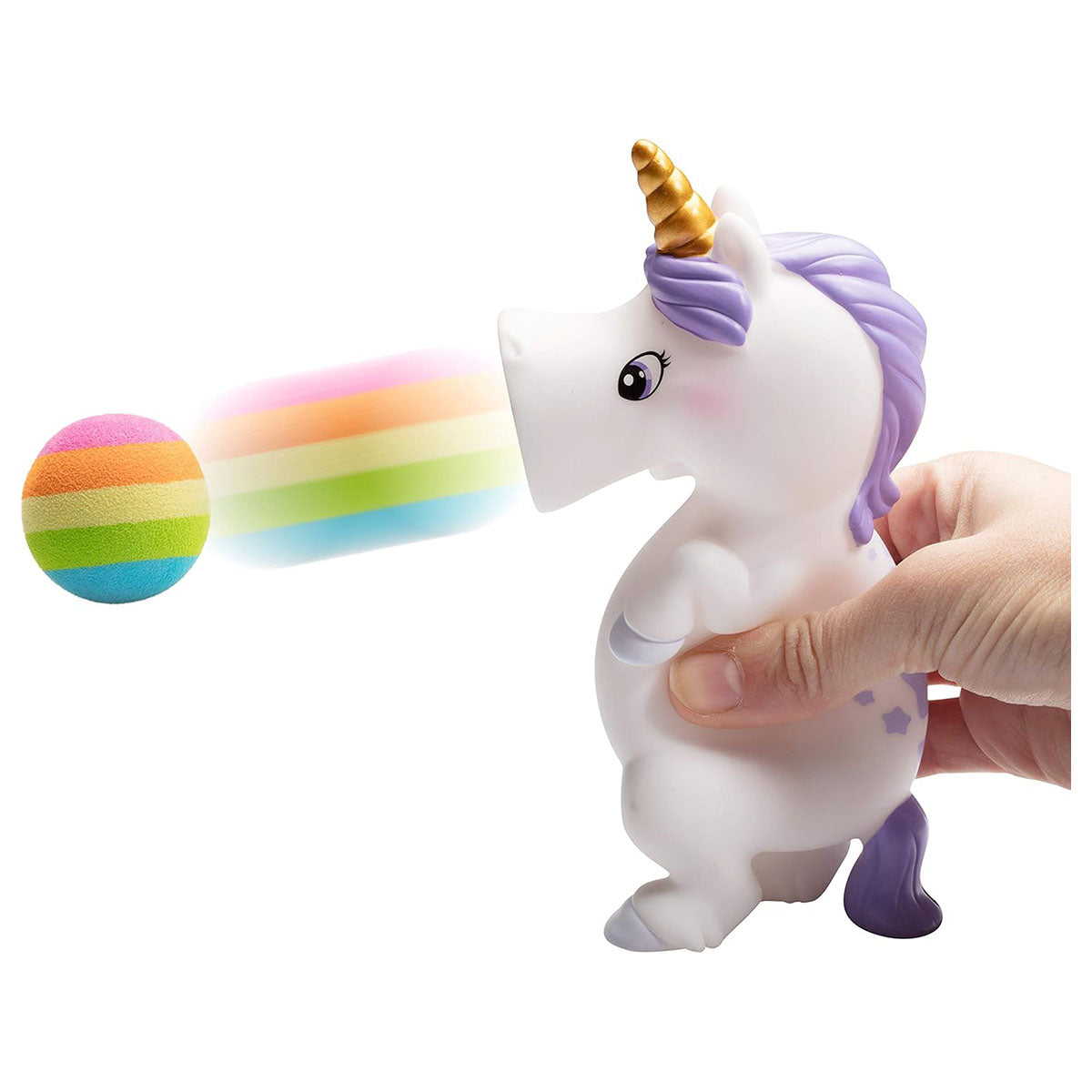 Unicorn White Squeeze Popper Toy