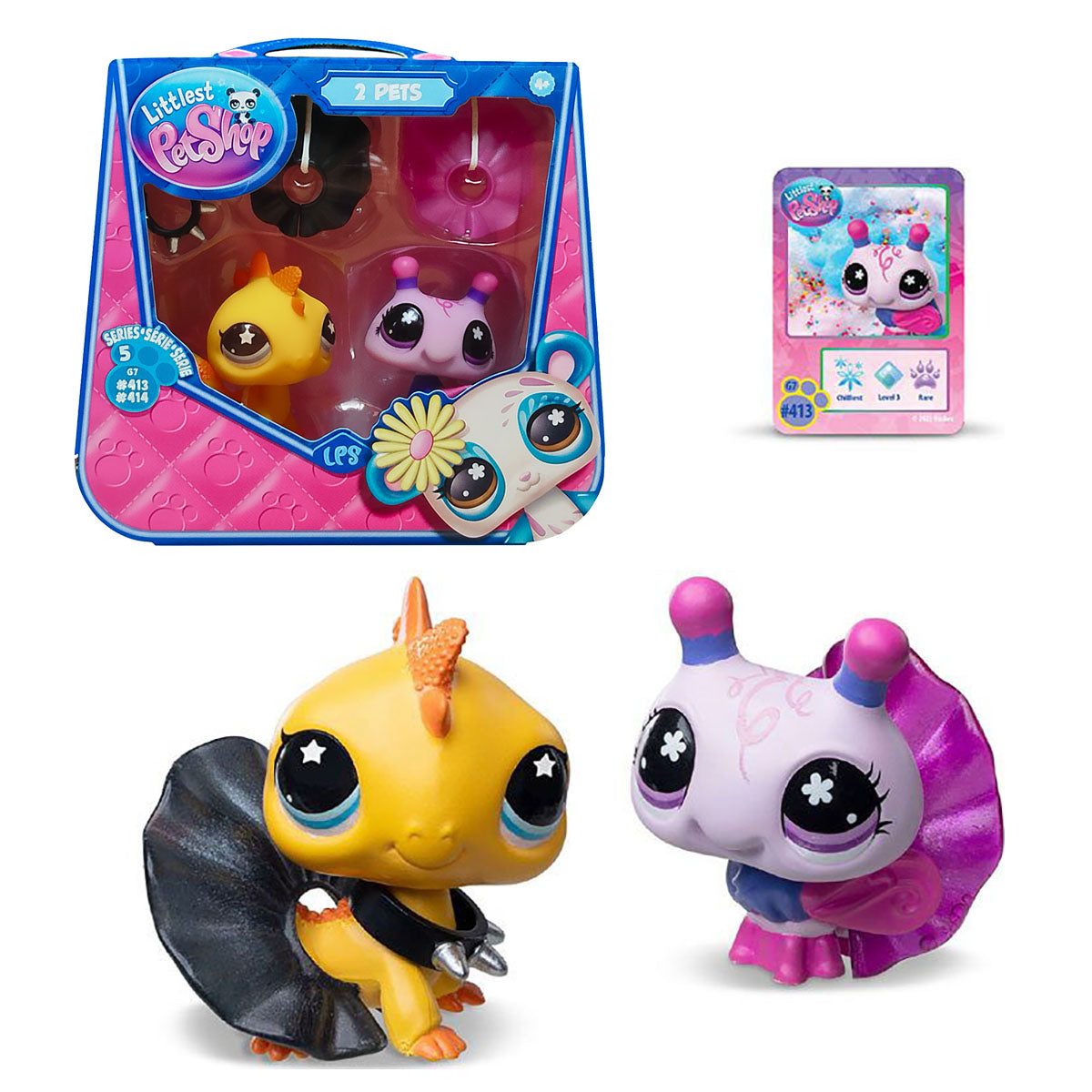 Littlest Pet Shop Series 5 Sugar & Spikes Pet Pair Figures