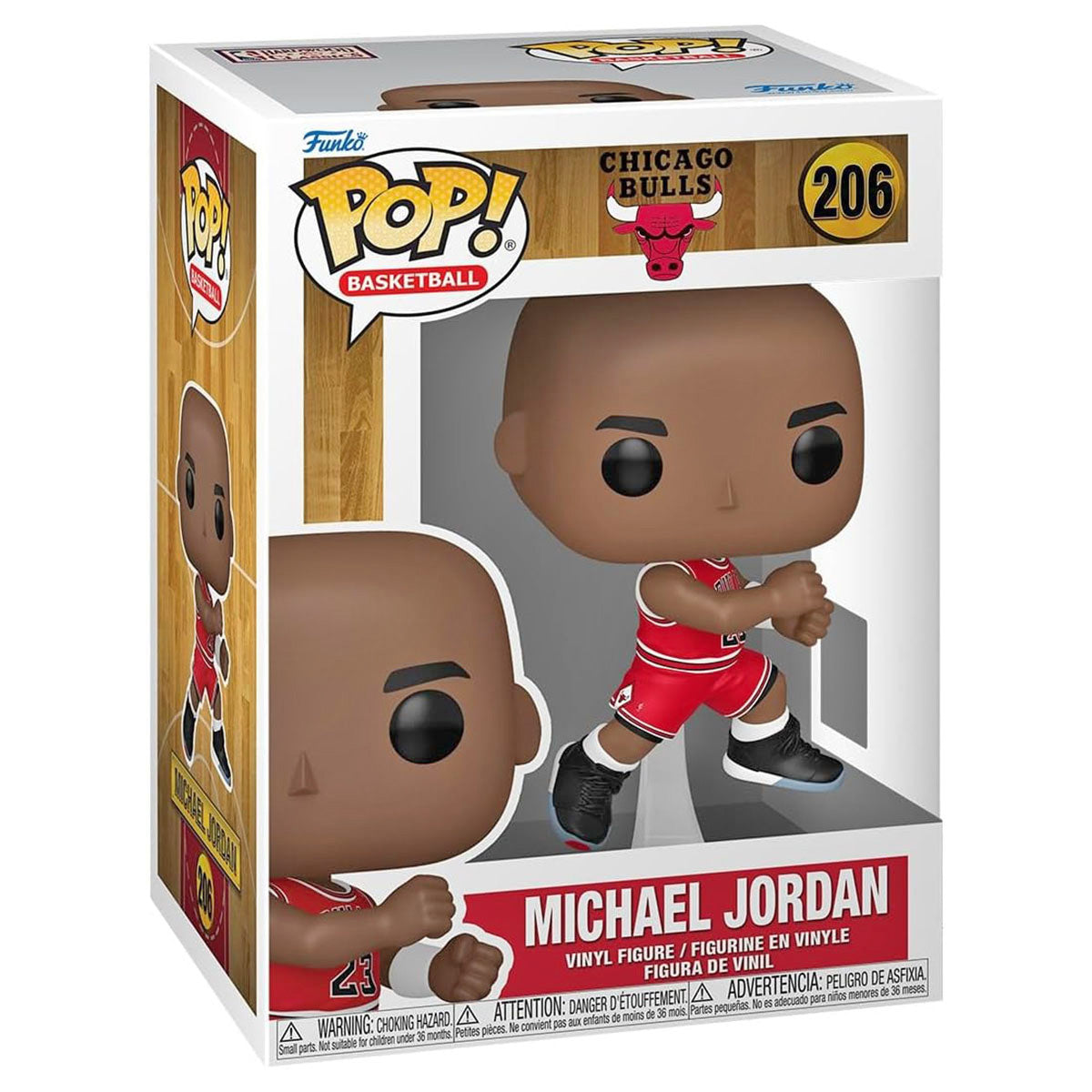 Funko Pop! Basketball: NBA Chicago Bulls: Michael Jordan '89 'The Shot' Vinyl Figure #206