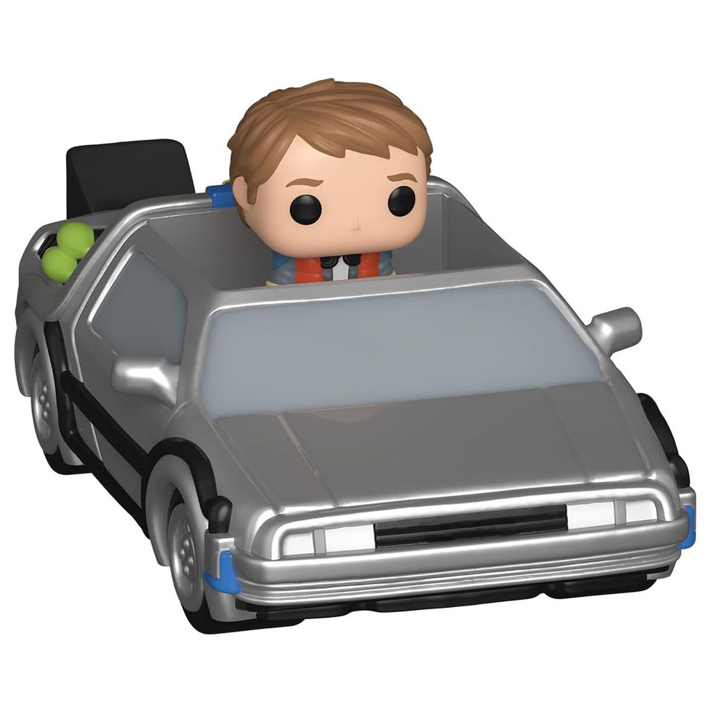 Funko Bitty POP! Rides: Back to the Future: Marty McFly and Time Machine Vinyl Figures