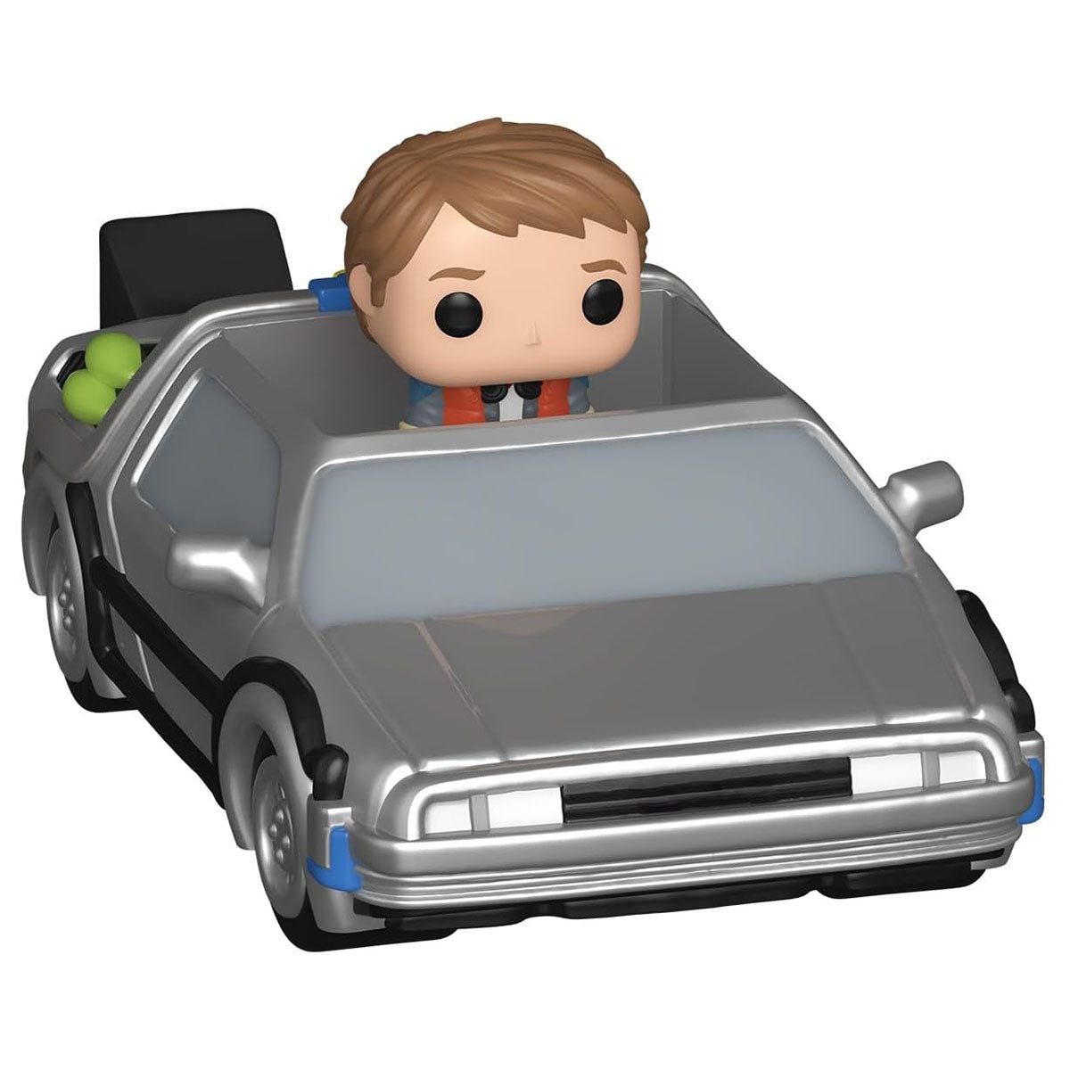 Funko Bitty POP! Rides: Back to the Future: Marty McFly and Time Machine Vinyl Figures