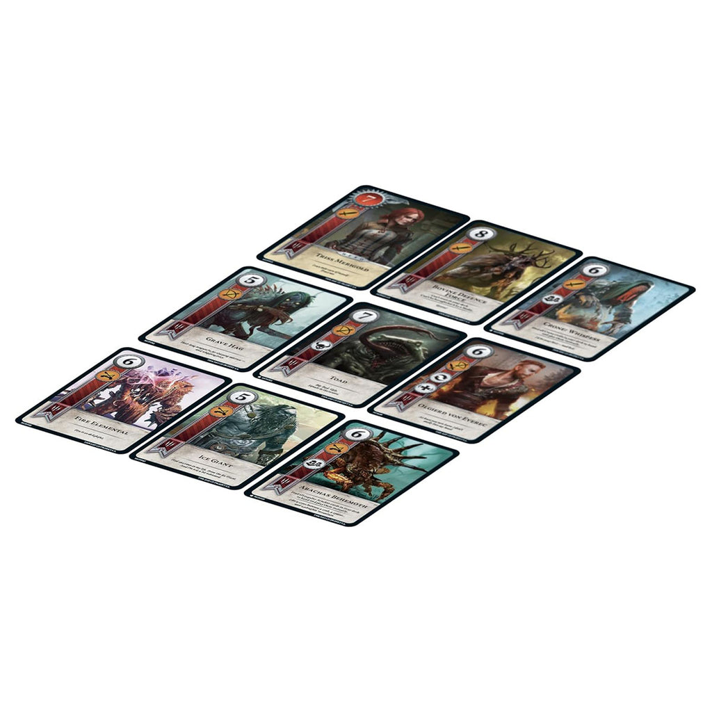 Gwent deck building card game fantasy strategy components