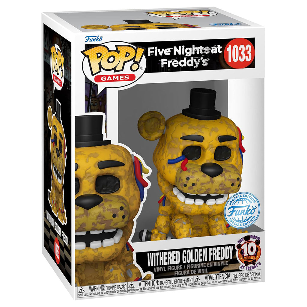 Funko POP! Withered Golden Freddy Vinyl Figure