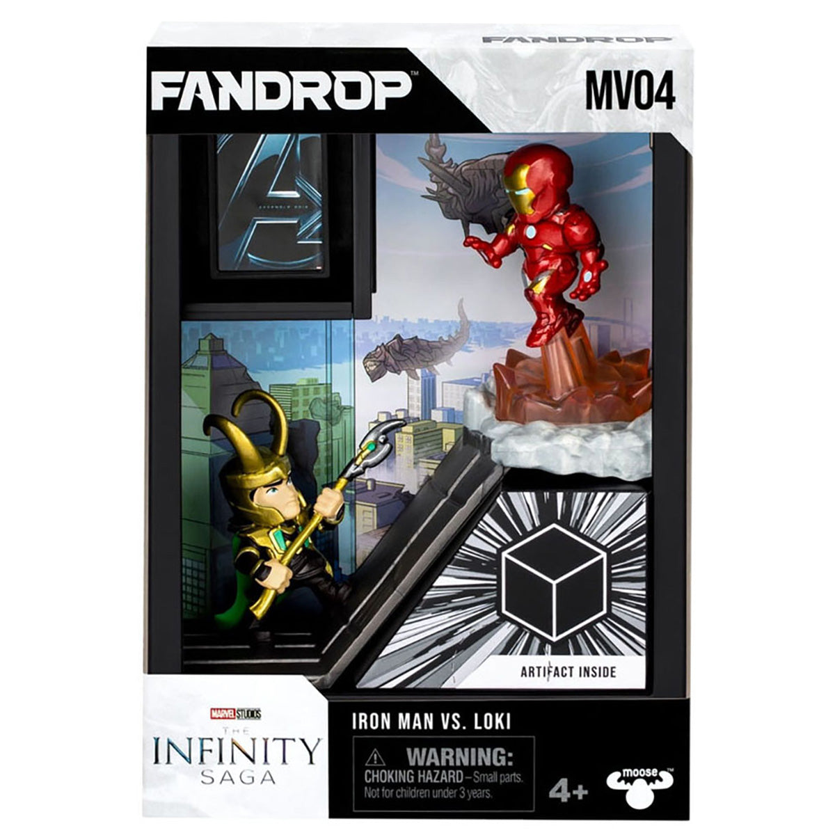 FANDROP Marvel Avengers: Assemble: Iron Man Vs Loki Figures Set
