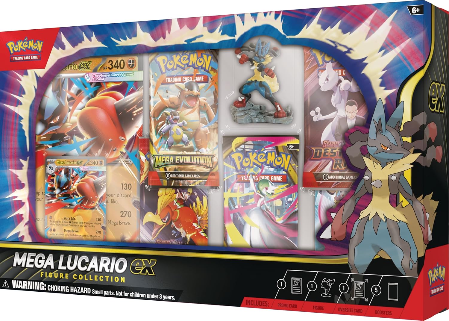 Pokemon TCG Mega Lucario ex Figure Collection