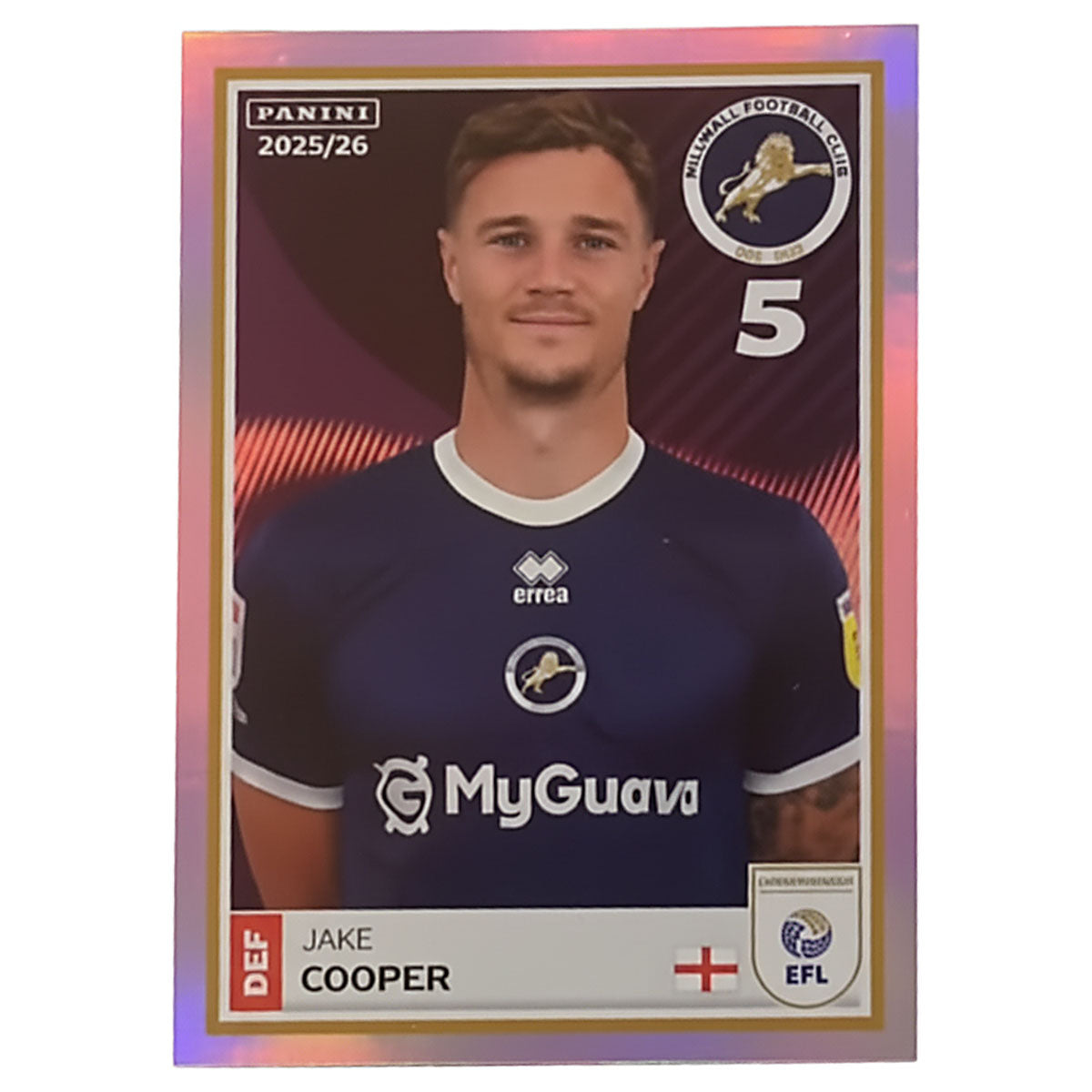 Panini EFL 2025/26 foil stickers