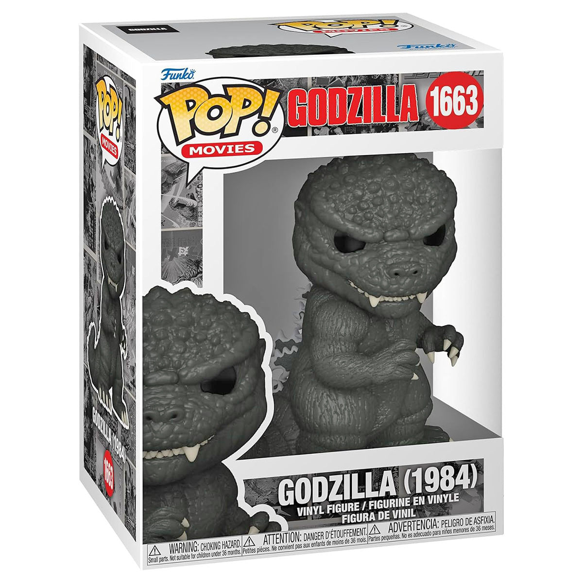 Funko Pop! Movies: Godzilla 70th Anniversary: Godzilla (1984) Vinyl Figure with Chase #1663