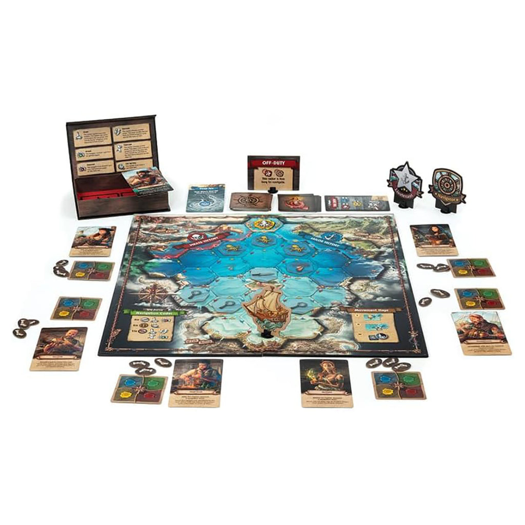 Feed The Kraken gameplay pirate ship map deception game setup