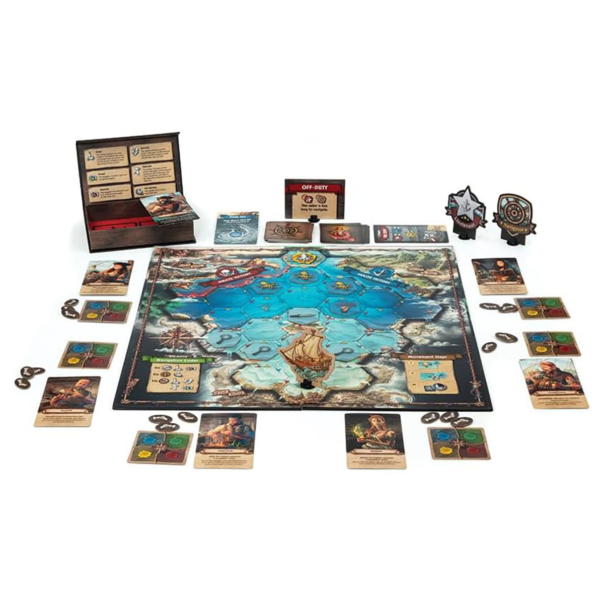 Feed The Kraken gameplay pirate ship map deception game setup