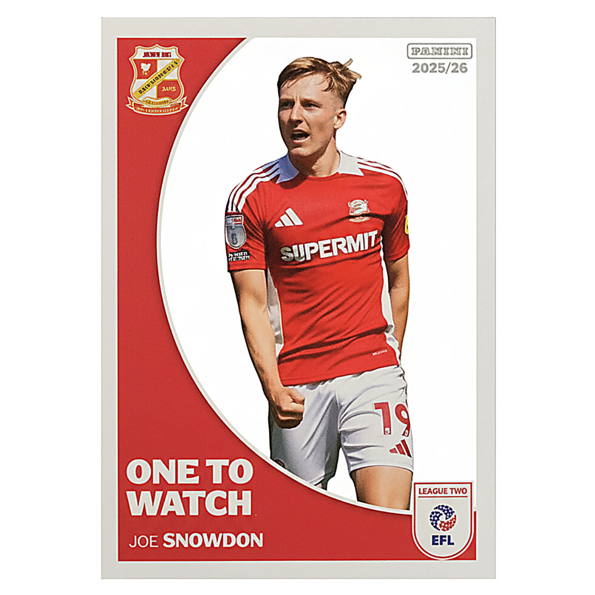 EFL football stickers in packs