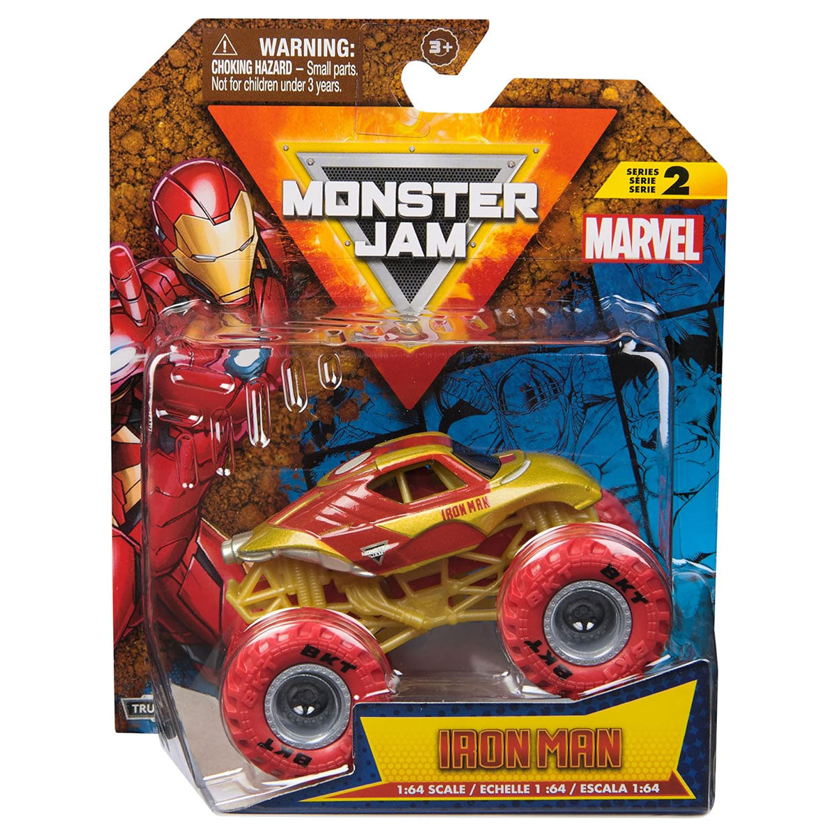 Monster Jam 1:64 Series 4 Marvel Iron Man