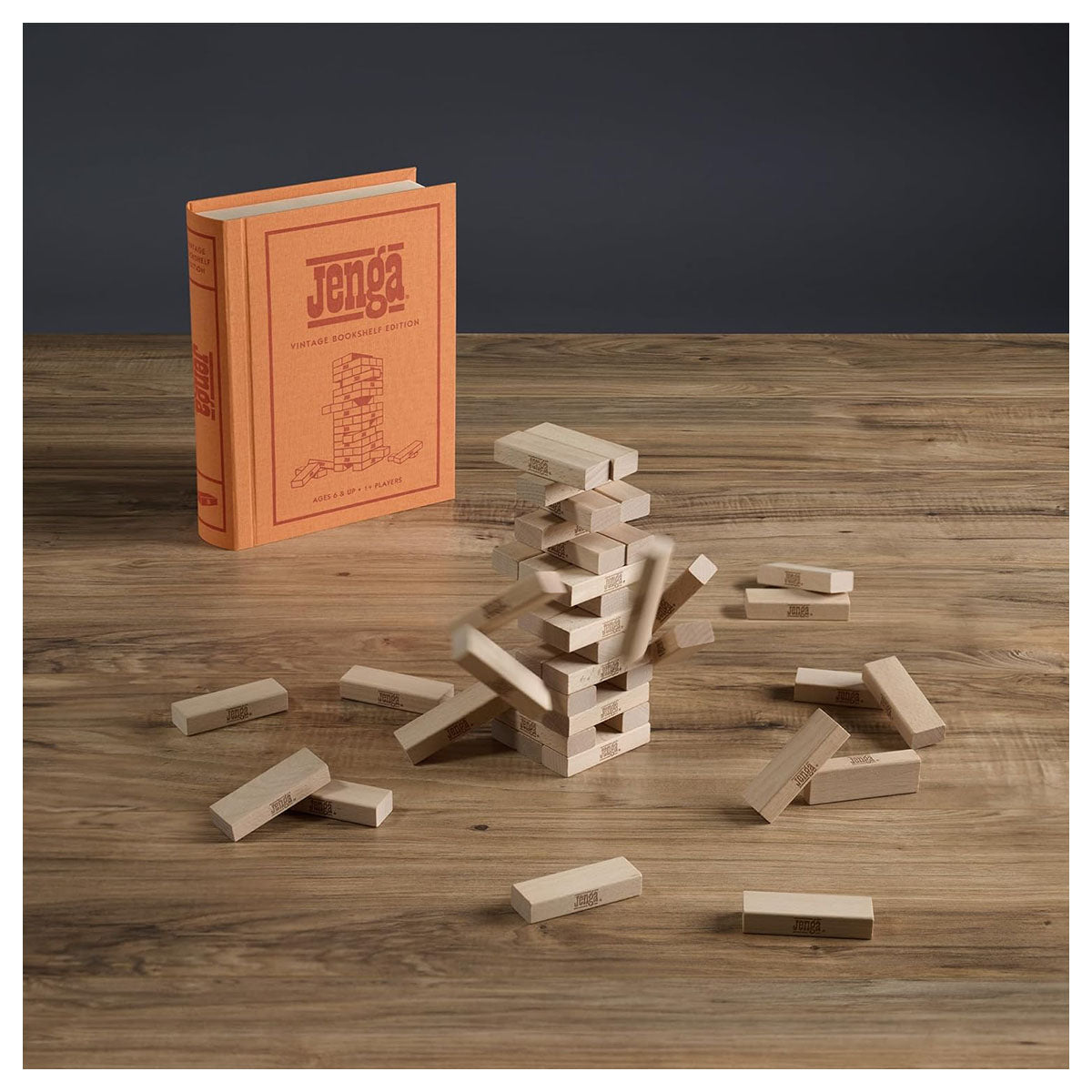 Jenga Vintage Bookshelf Edition