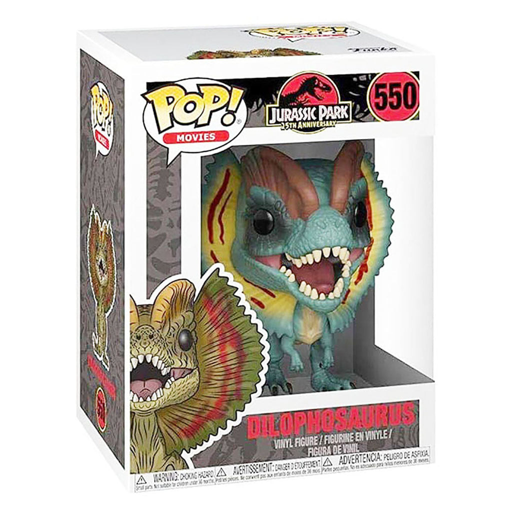 Funko Pop! Movies: Jurassic Park 25th Anniversary: Dilophosaurus with Chase Vinyl Figure #550