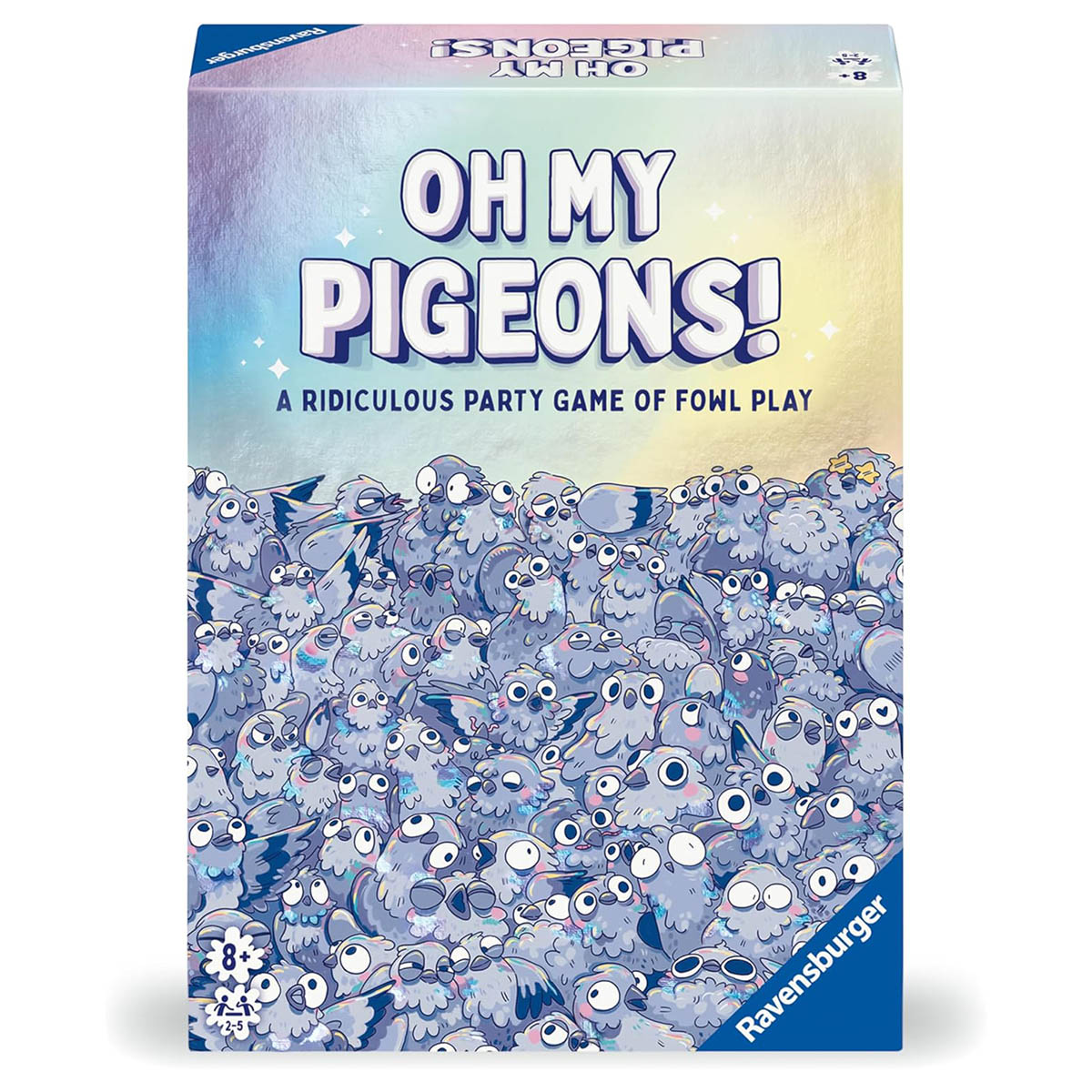 Oh My Pigeons board game box funny dexterity game UK
