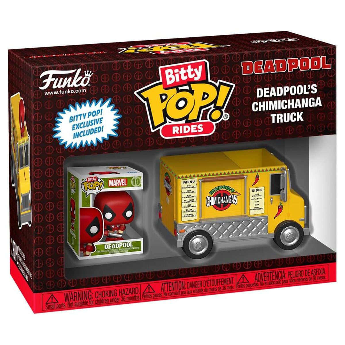 Funko Bitty Pop! Rides: Marvel Deadpool: Deadpool's Chimichanga Truck