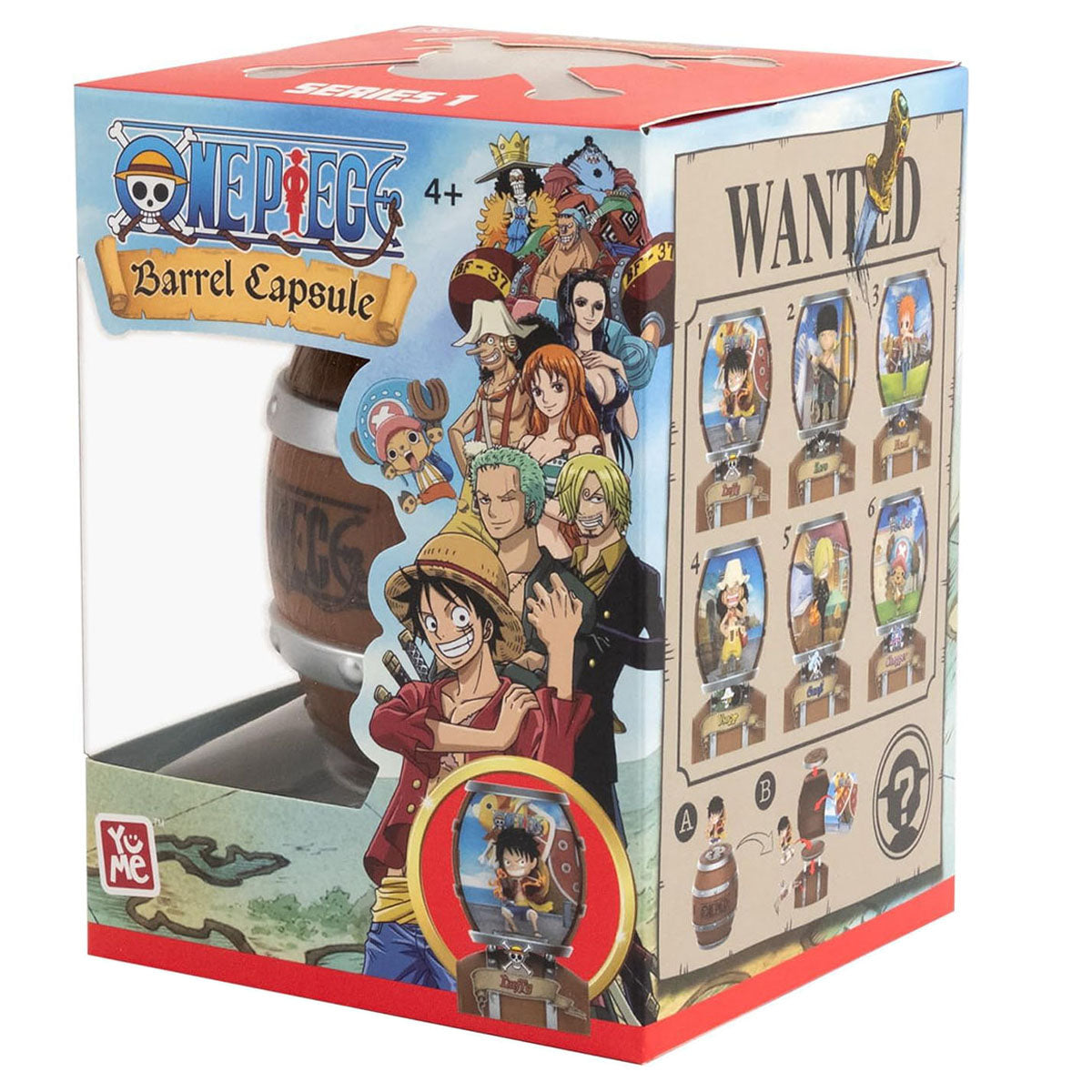 One Piece Barrel Capsule Mystery Figure - Assorted
