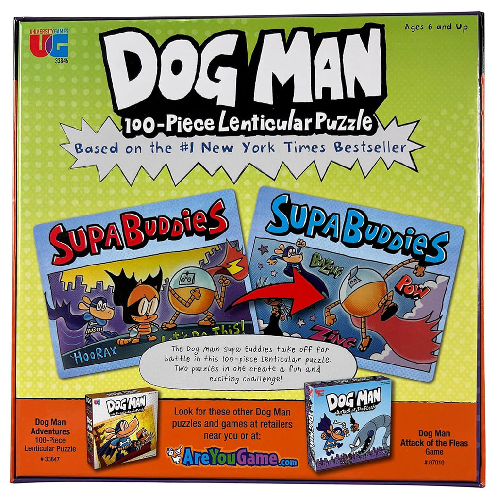 Dogman Supa Buddies Lenticular Puzzle