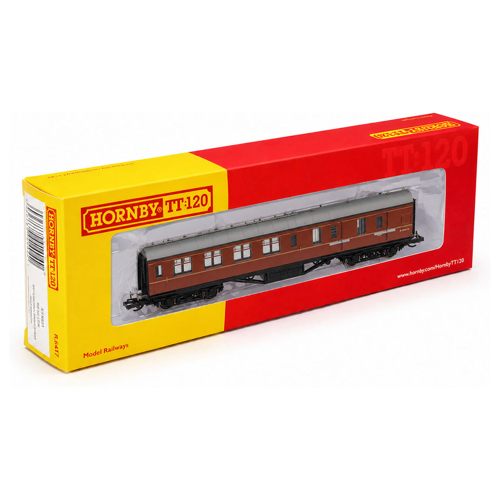 Hornby TT:120 BR 57' Brake Third M5842M Passenger Coach