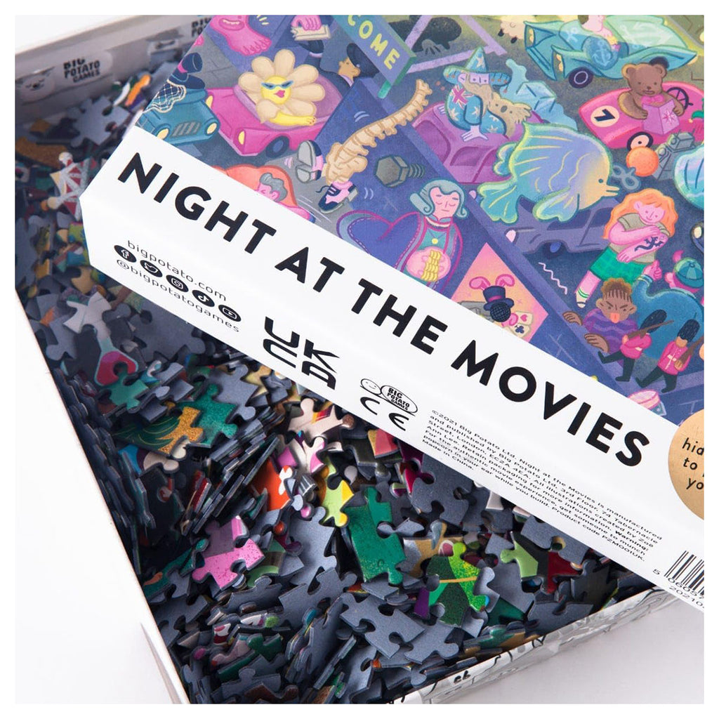 Night at the Movies Puzzle (1000 pieces)