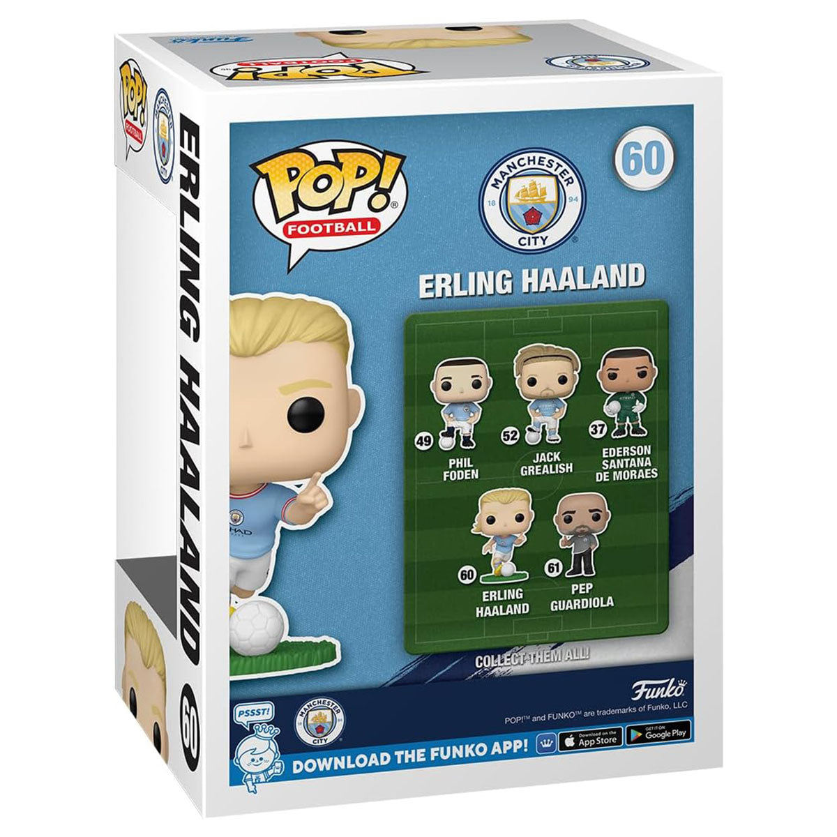 Funko Pop! Football: Manchester City: Erling Haaland Vinyl Figure #60