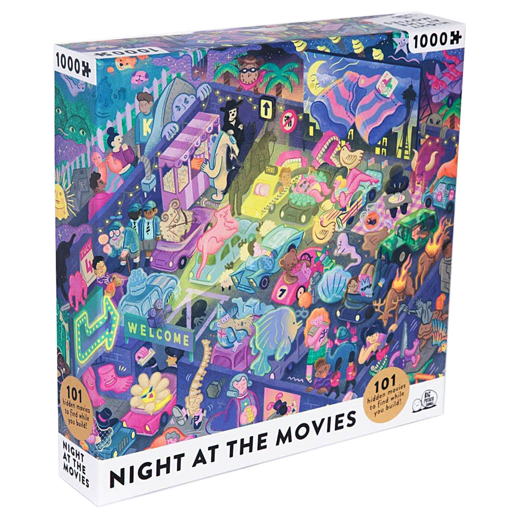 Night at the Movies Puzzle (1000 pieces)