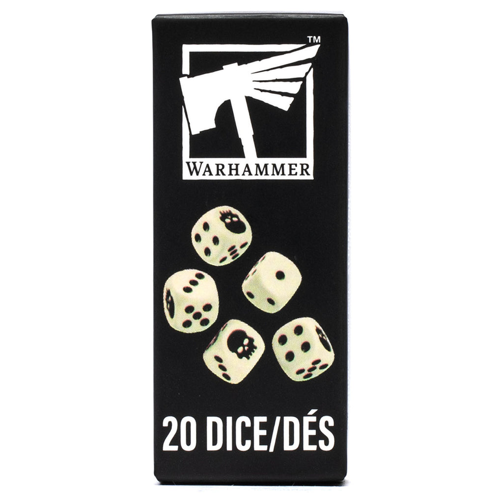 Warhammer: Citadel 12mm Dice Set (Black)