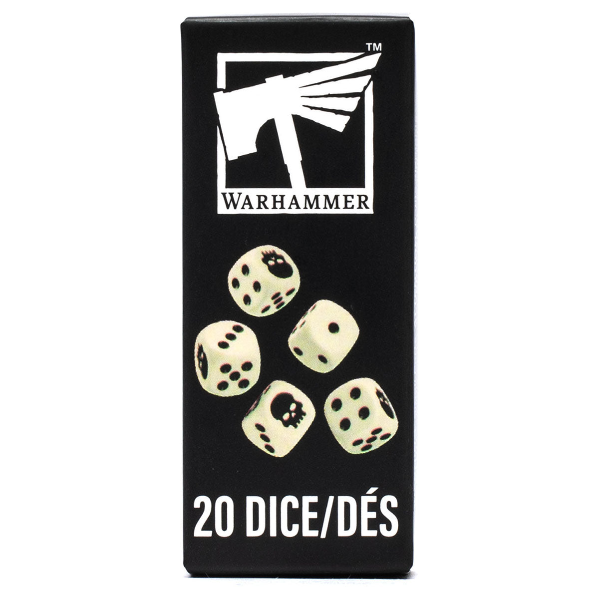 Warhammer: Citadel 12mm Dice Set (Black)