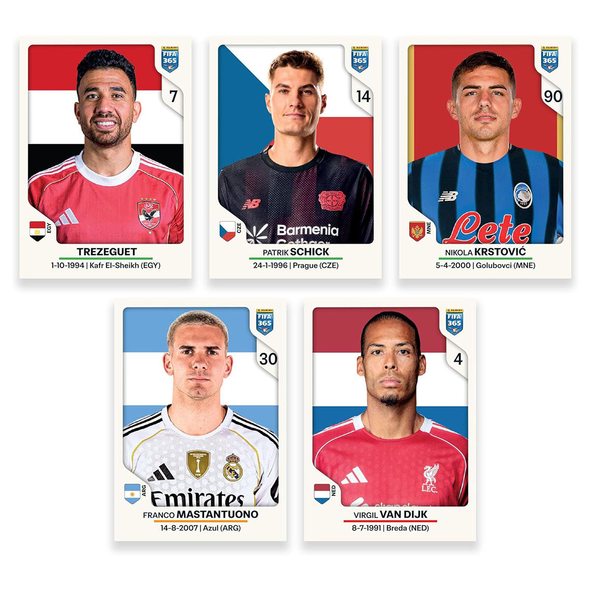 Football player and foil stickers close-up