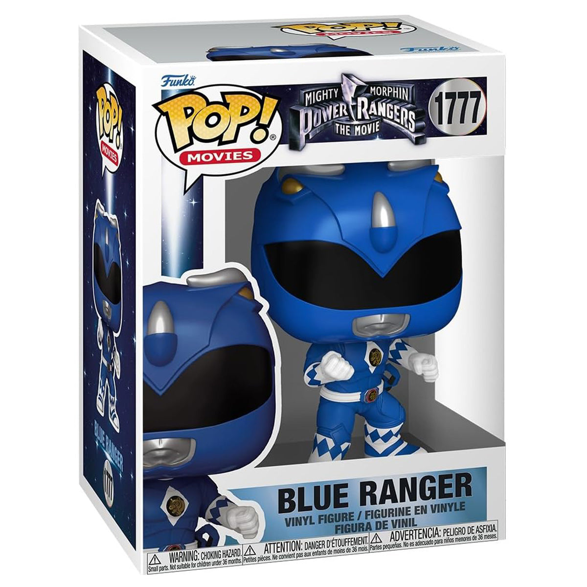 Funko Pop! Movies: Mighty Morphin Power Rangers The Movie: Blue Range Vinyl Figure #1777