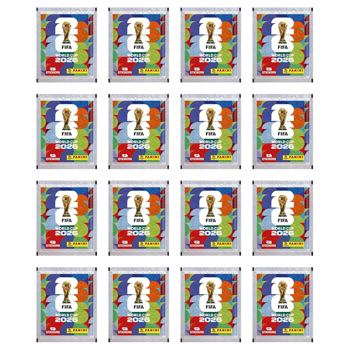 FIFA WORLD CUP 2026™ Official Sticker Collection - Box of 16 Packets (Multi-set)