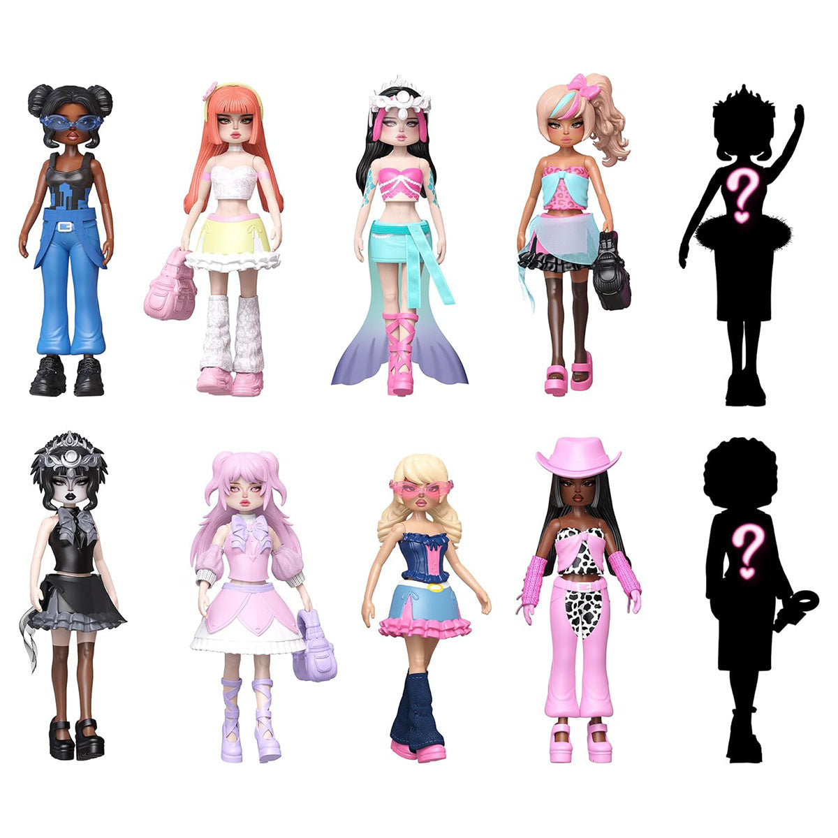 Unboxed Dress To Impress Series 2 dolls and accessories