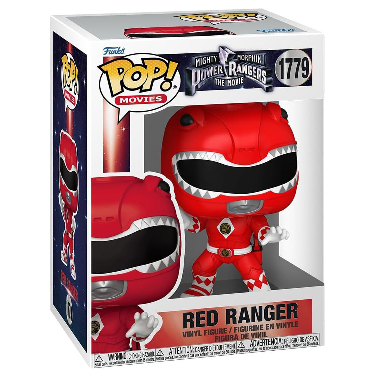 Funko Pop! Movies: Mighty Morphin Power Rangers The Movie: Red Ranger Vinyl Figure #1779
