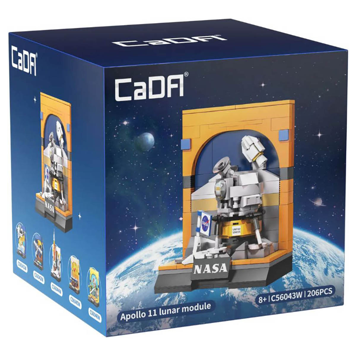 CaDA NASA Apollo Lunar Module Building Set (206 Piece)