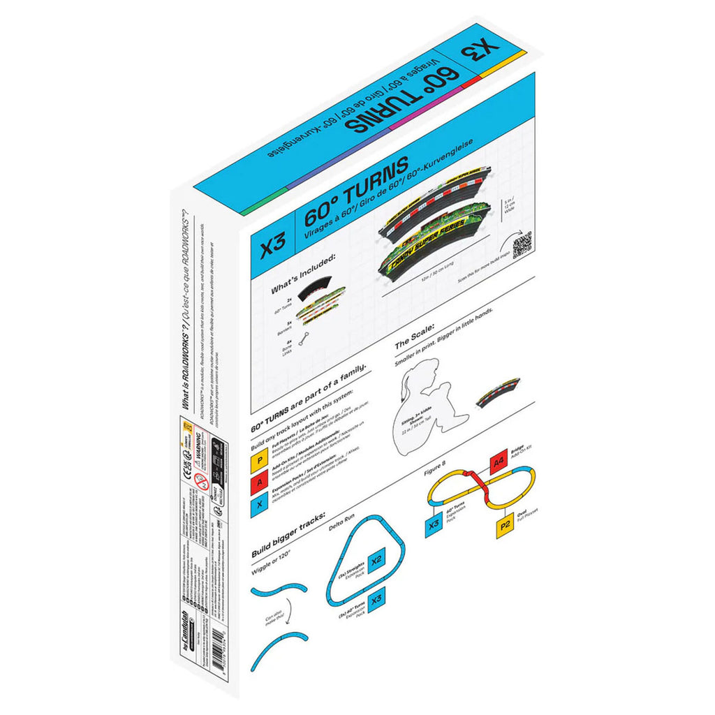 Candylab Roadworks 60 Turn Track Expansion 2-Pack