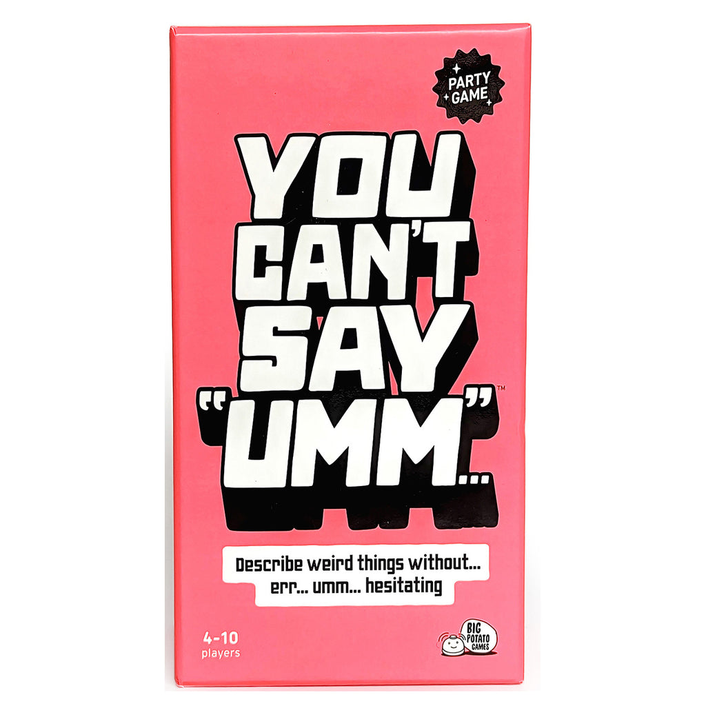 You Can’t Say Umm party game box speaking challenge UK