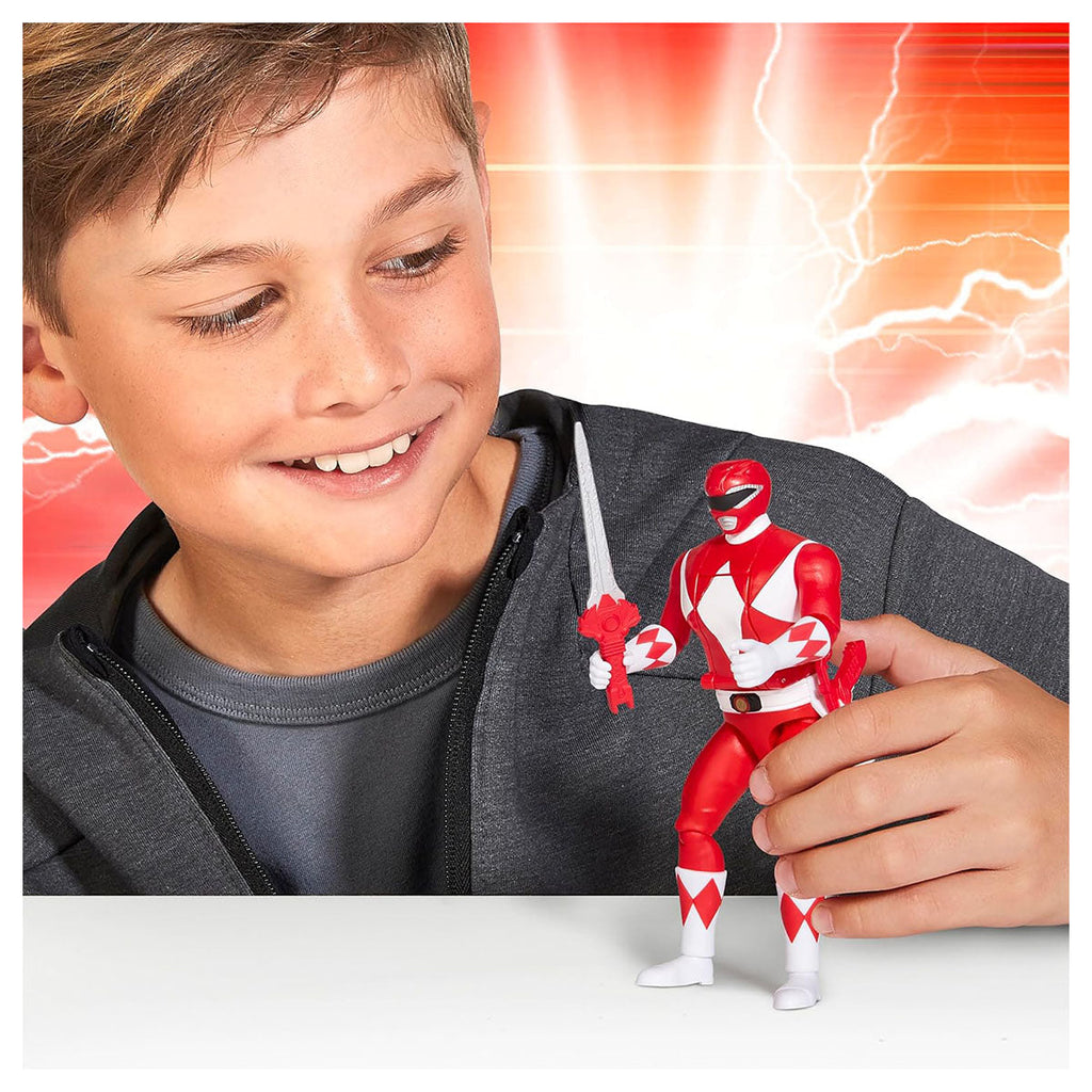 Mighty Morphin Power Rangers Re-Ignition: Auto Morphin Red Ranger Figure 