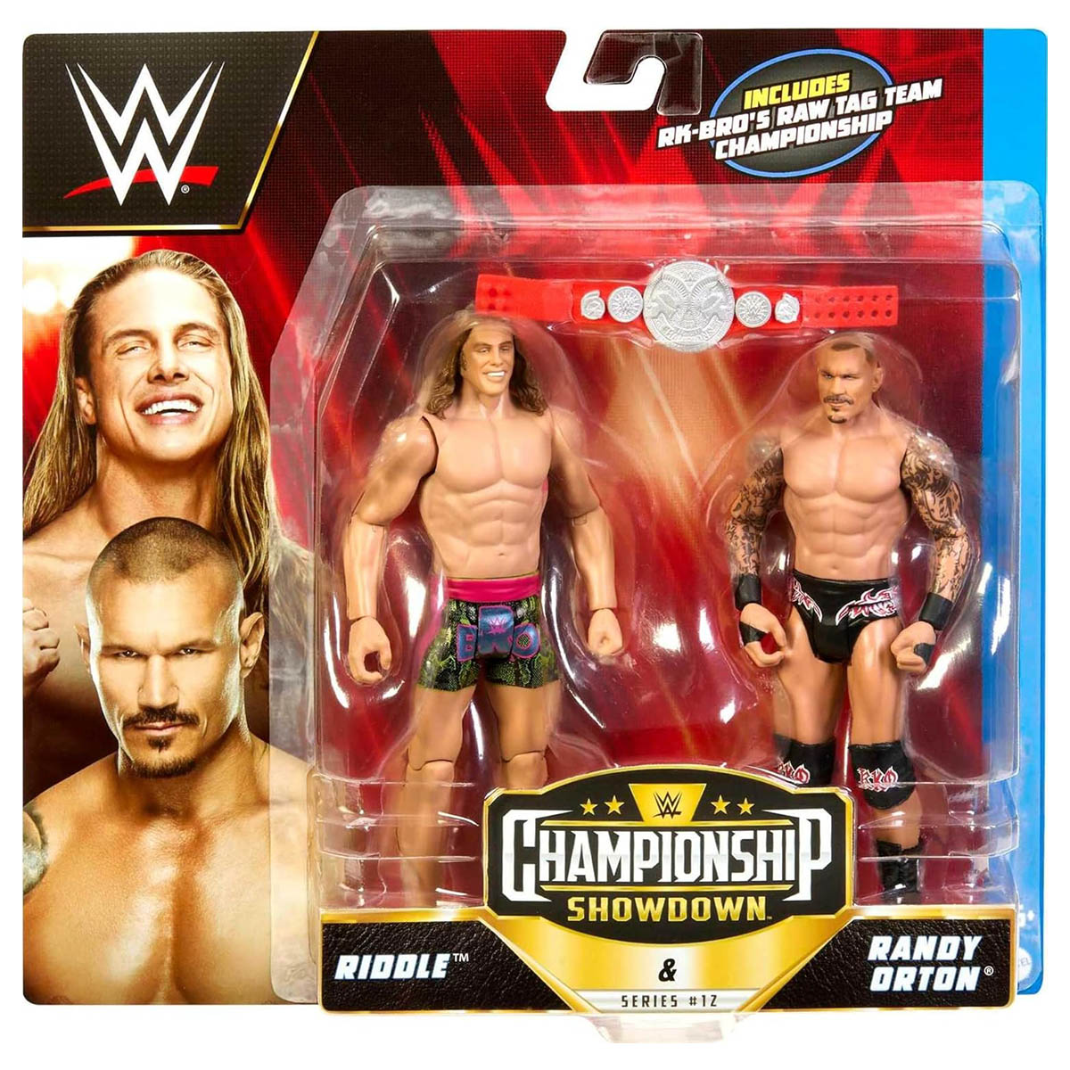 WWE Championship Showdown Series #12 Riddle vs Randy Orton Figures