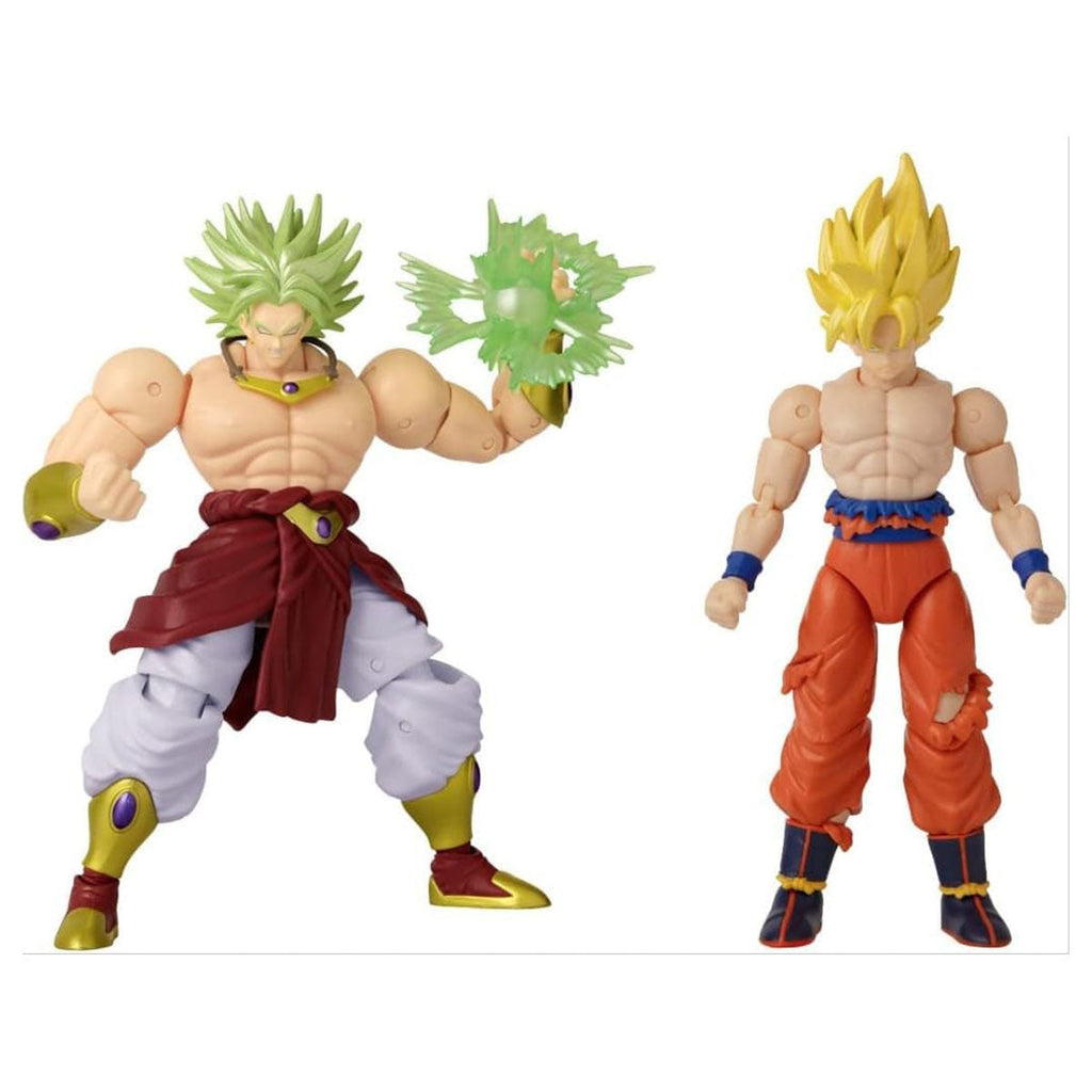 Dragon Ball Dragon Stars Battle Pack Super Saiyan Broly & Super Saiyan Goku Action Figures