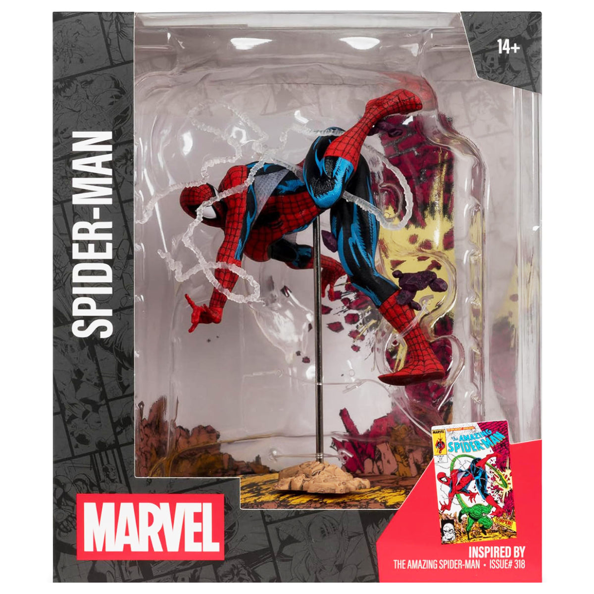 McFarlane Marvel Spider-Man Action Figure (The Amazing Spider-Man #318)