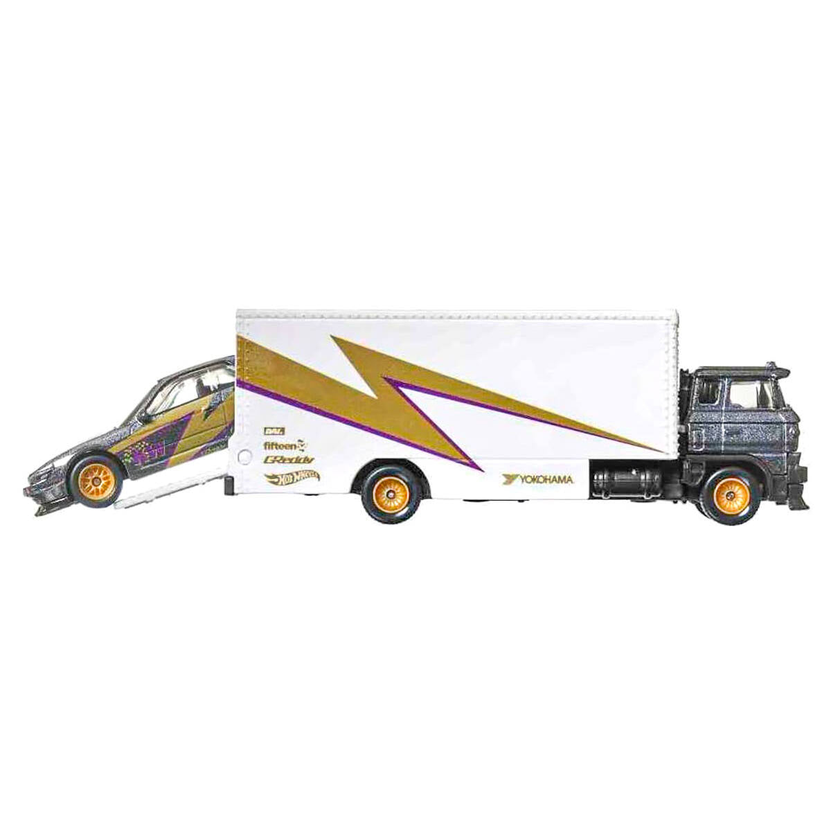 Hot Wheels Car Culture: Team Transport: Nissan Silvia (S13) with Sakura Sprinter