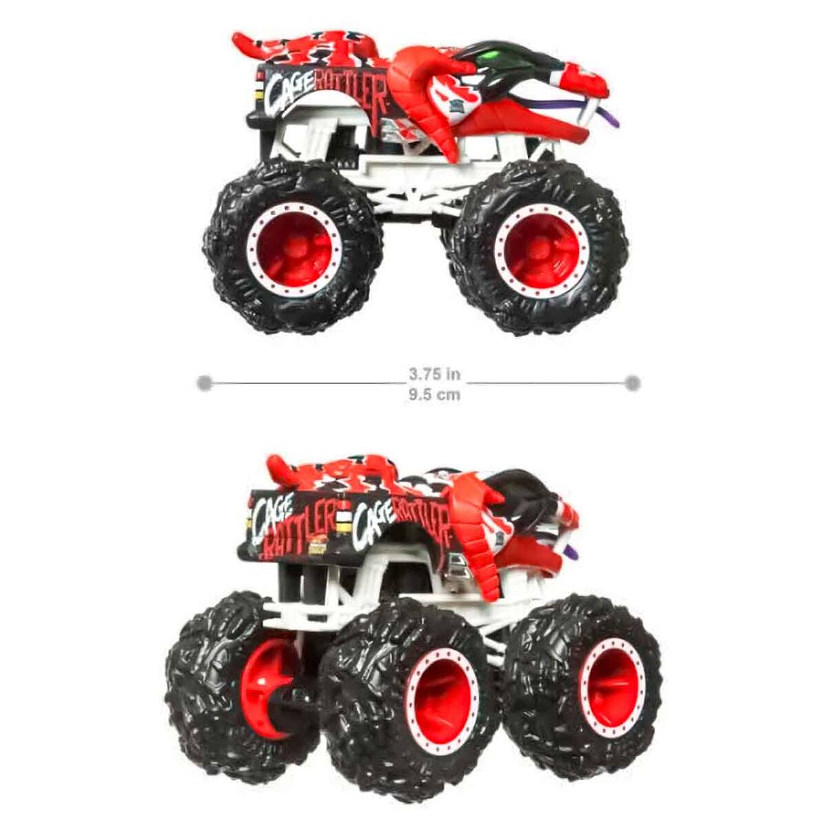 Hot Wheels Monster Trucks 2023: Beast Bashers: Cage Rattler Vehicle