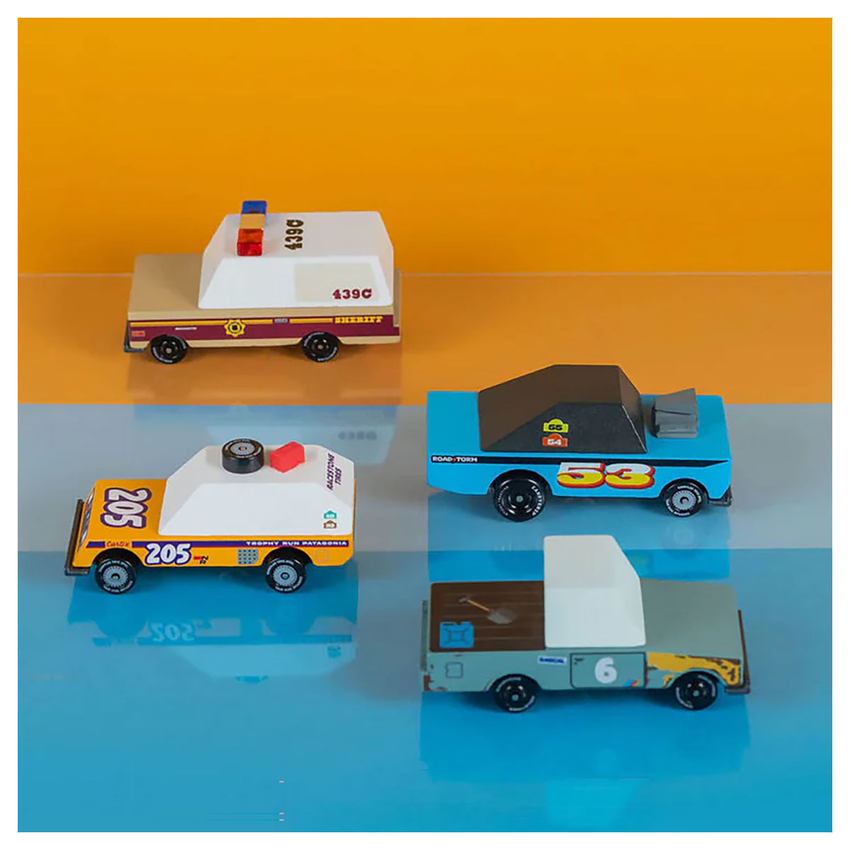 CandyCar Toon Race Car: Rust Patrol 4 Pack