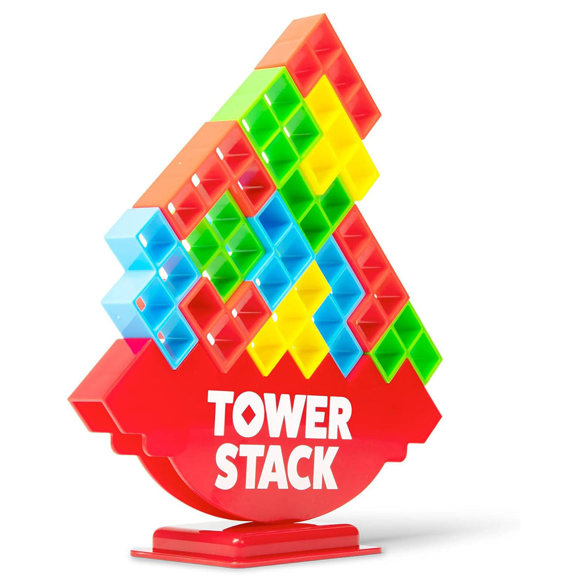 Tower Stack stacking pieces close-up