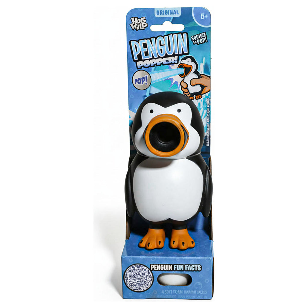 Penguin Squeeze Popper Toy