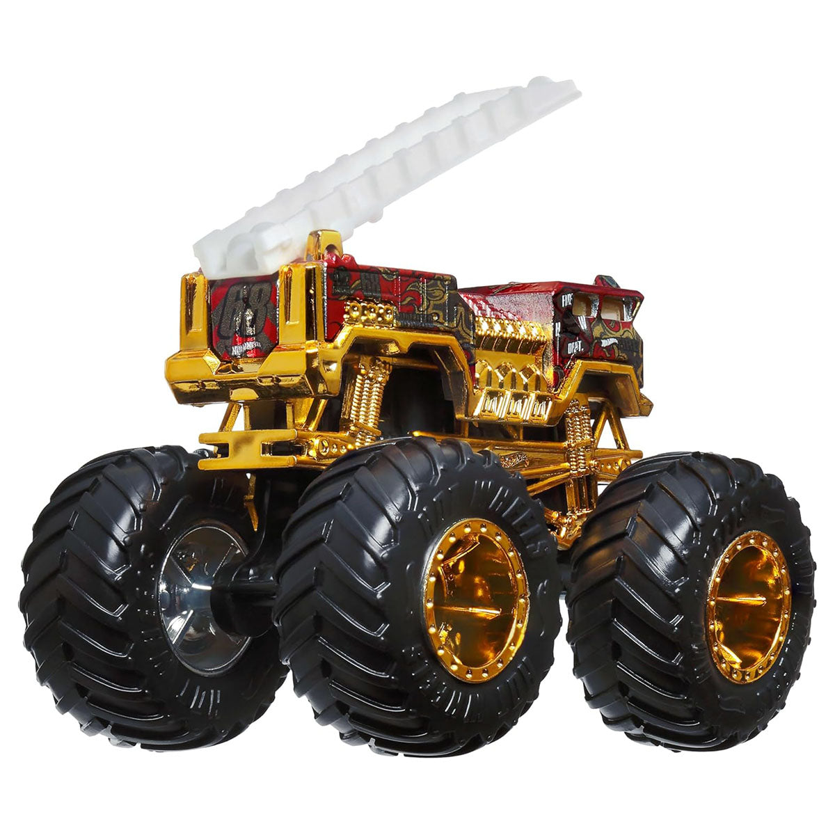 Hot Wheels Monster Trucks Trophy Champions 5 Alarm Vehicle