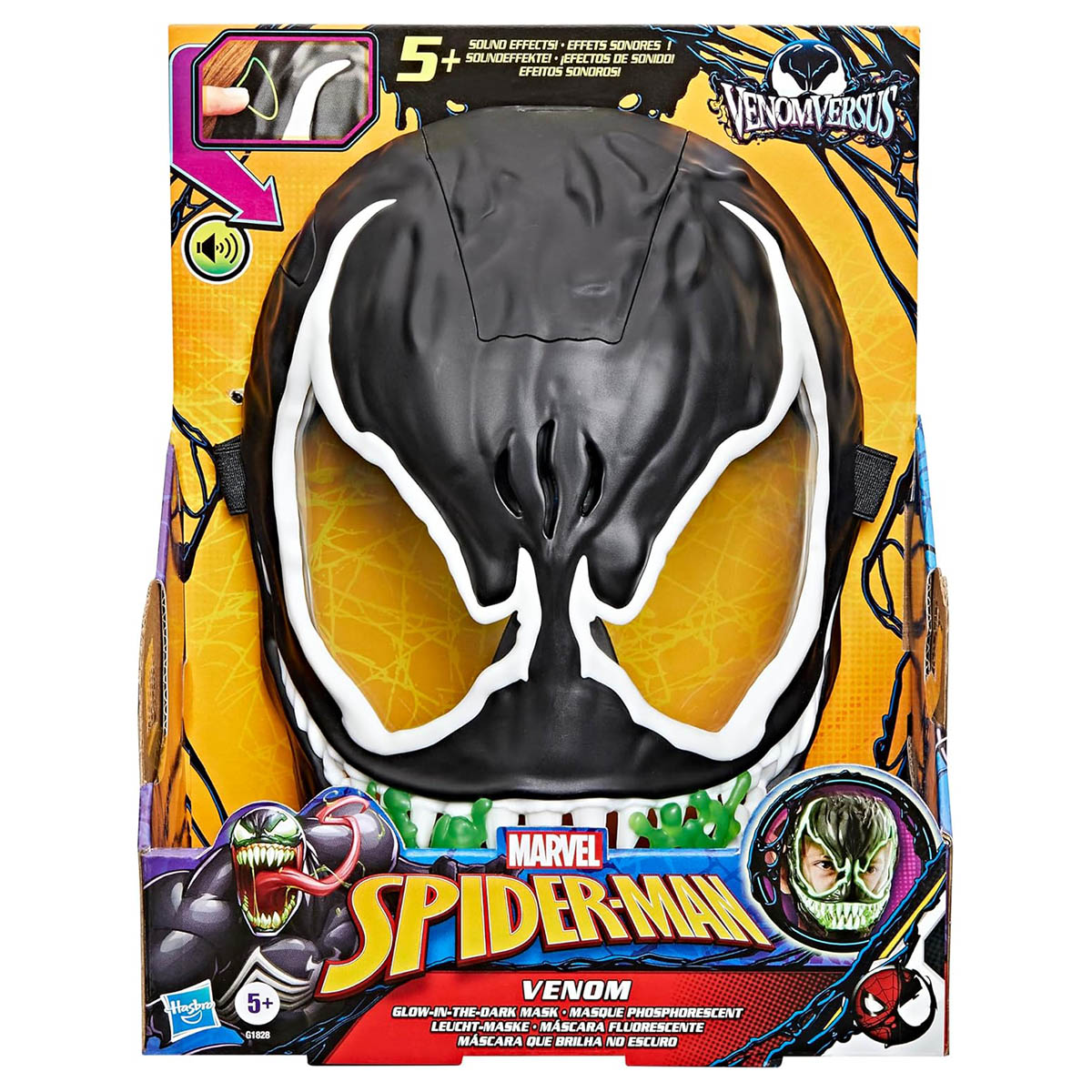 Marvel Spider-Man Venom Glow in the Dark Mask with Sounds