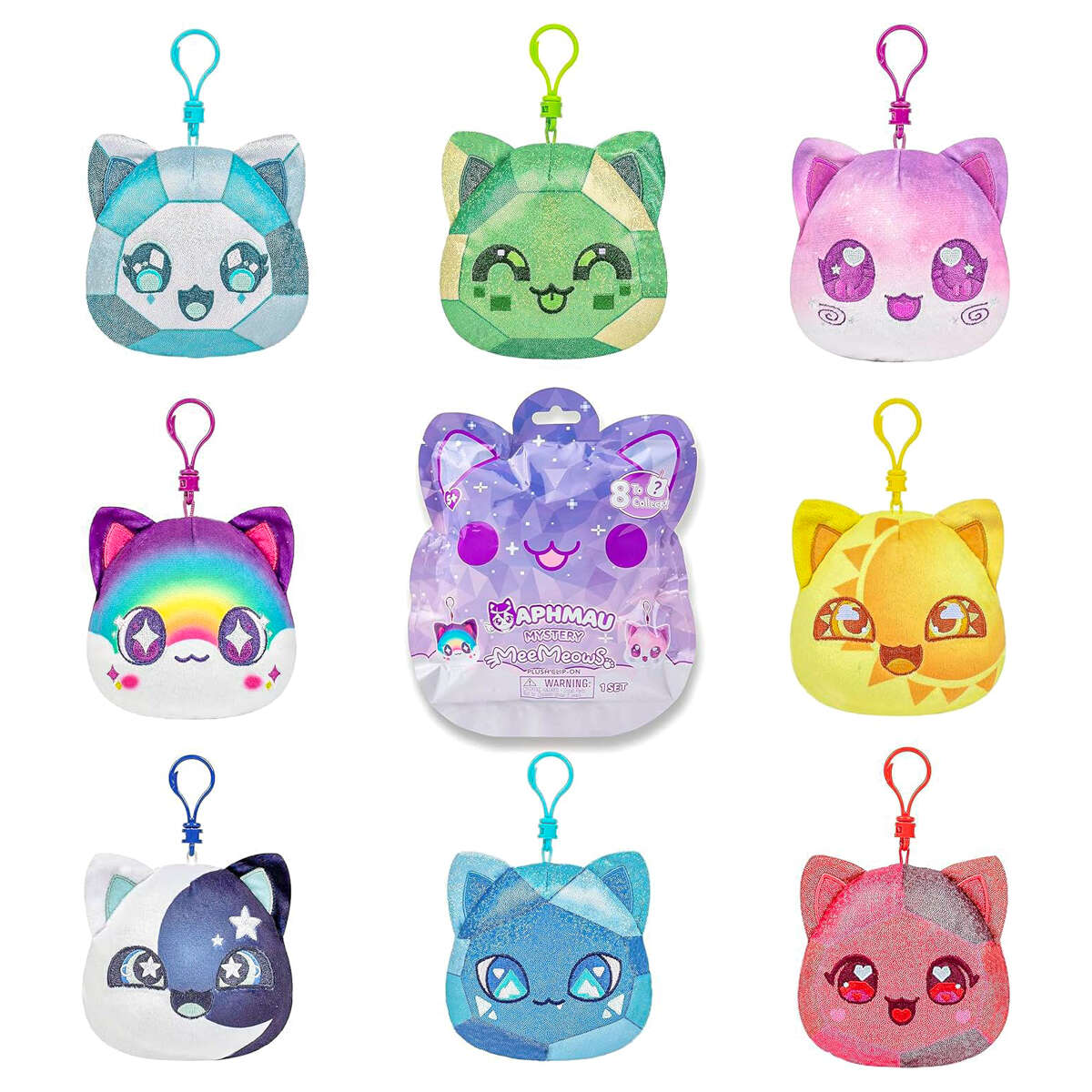 Aphmau Mystery Meemeows Plush Clip-On Figure