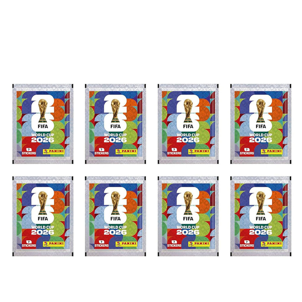 FIFA WORLD CUP 2026™ Official Sticker Collection Box of 8 Packets (Multi-set)