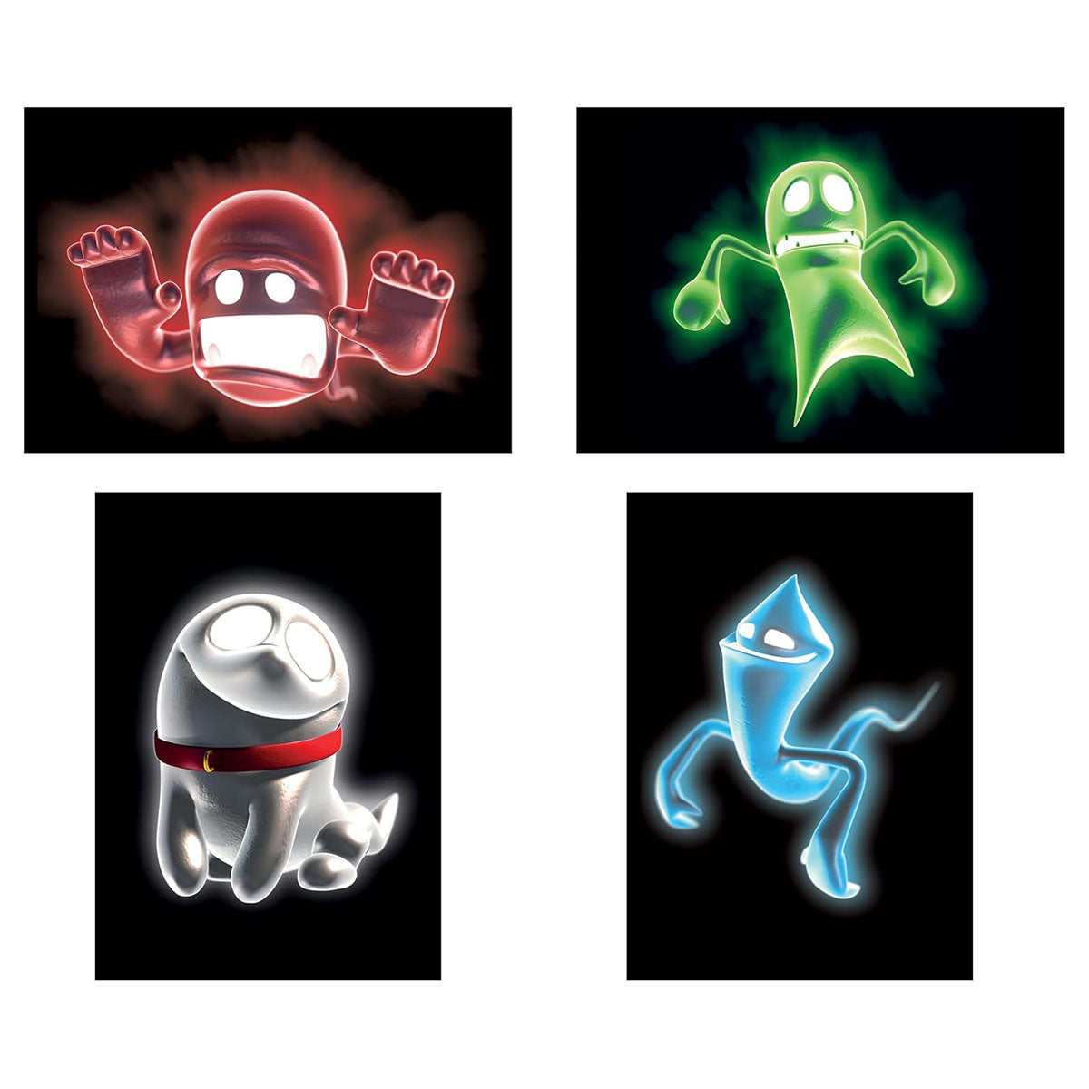 Super Mario characters and foil stickers