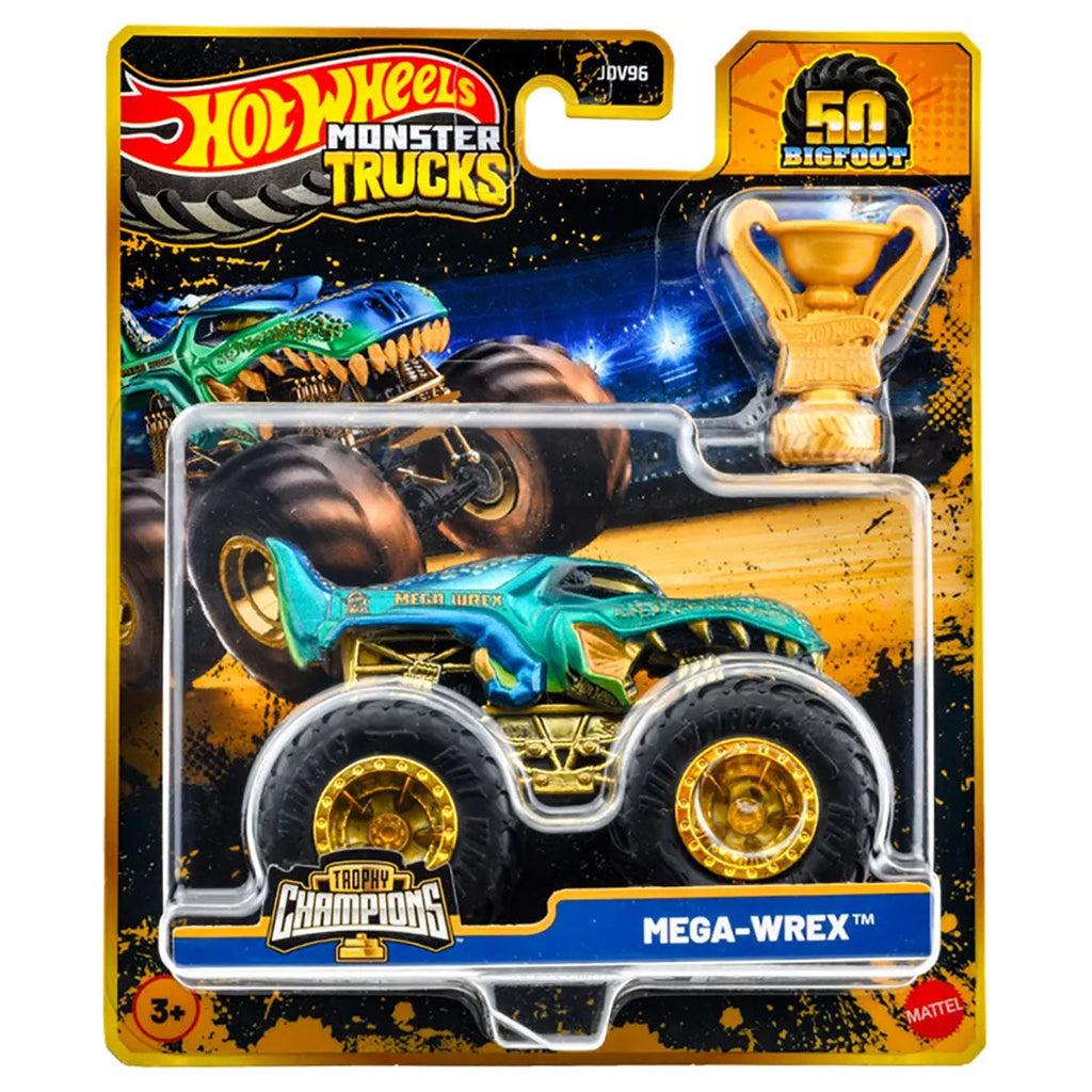 Hot Wheels Monster Trucks Trophy Champions Mega-Wrex Vehicle